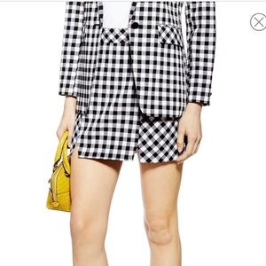 Gingham mini skirt by Topshop